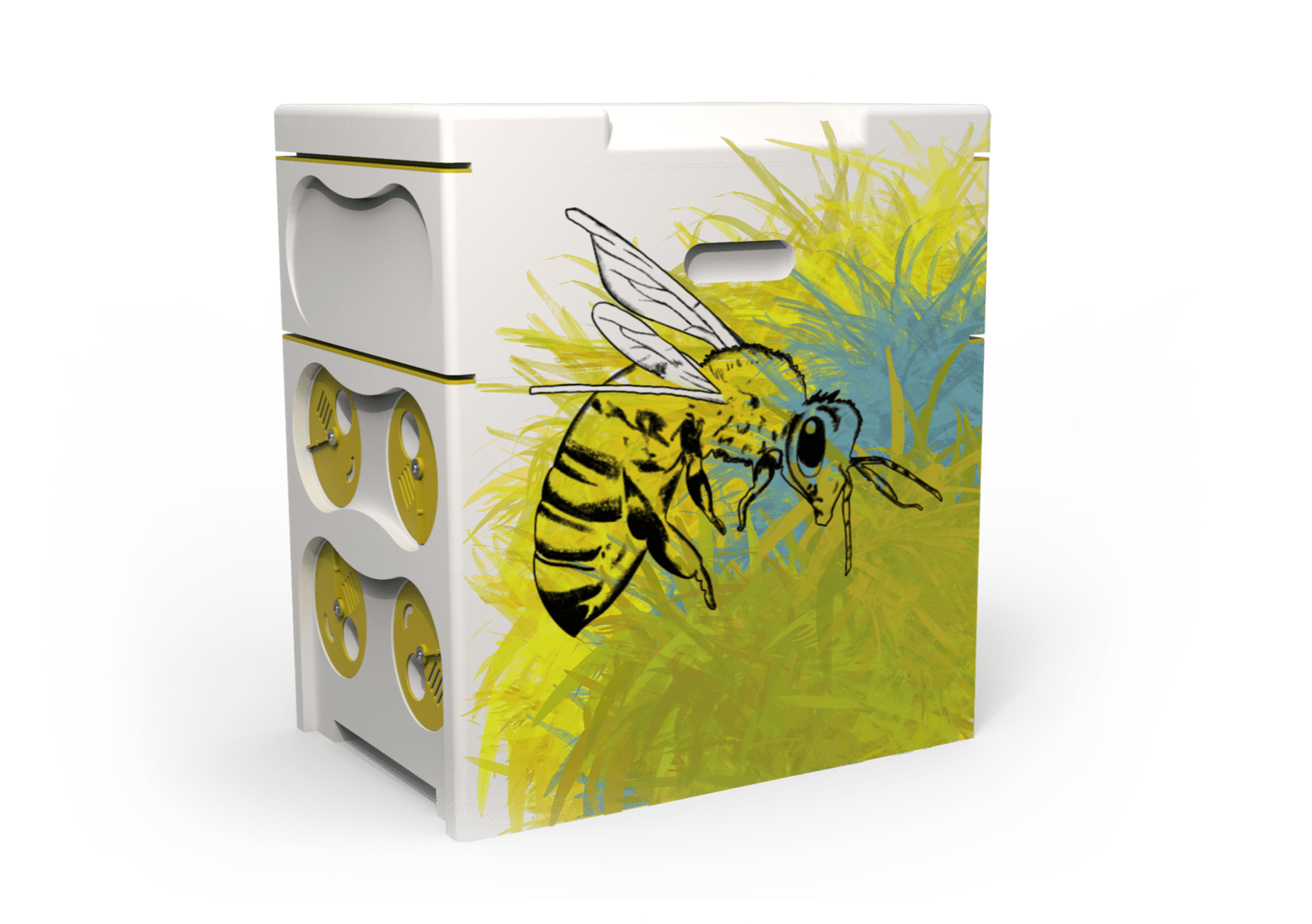 Colmena de poliestireno 5 arnia in polistirolo